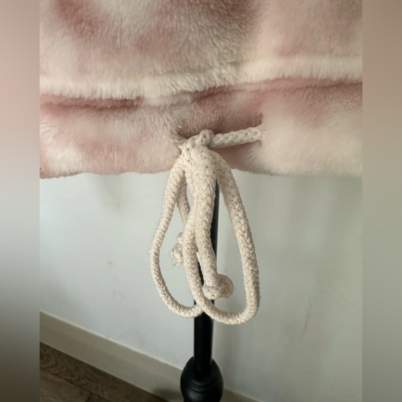 Old Navy Pink tie dye pullover half zip fluffy cozy sweater SZ XL - Picture 3 of 6